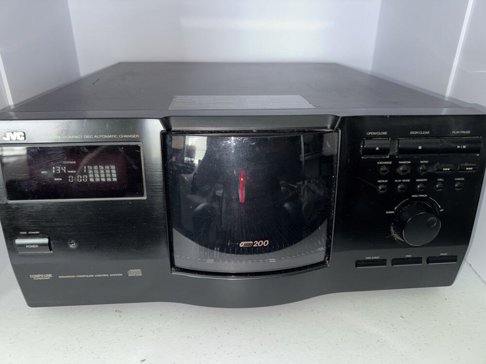 JVC XL-MC222 200 Disc CD Automatic Changer Player Jukebox TESTED WORKS Vintage